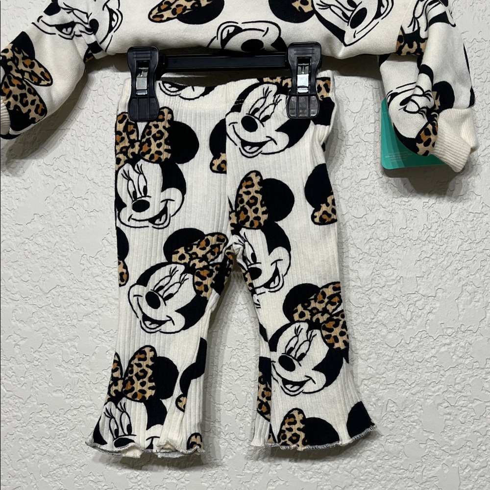 Disney Black and Cream Minnie Mouse 0/3 Months Baby Girls set - Picture 5 of 7